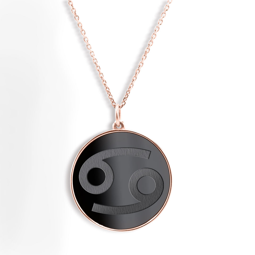 Elysium Black Diamond® Zodiac Sign Necklace - Cancer