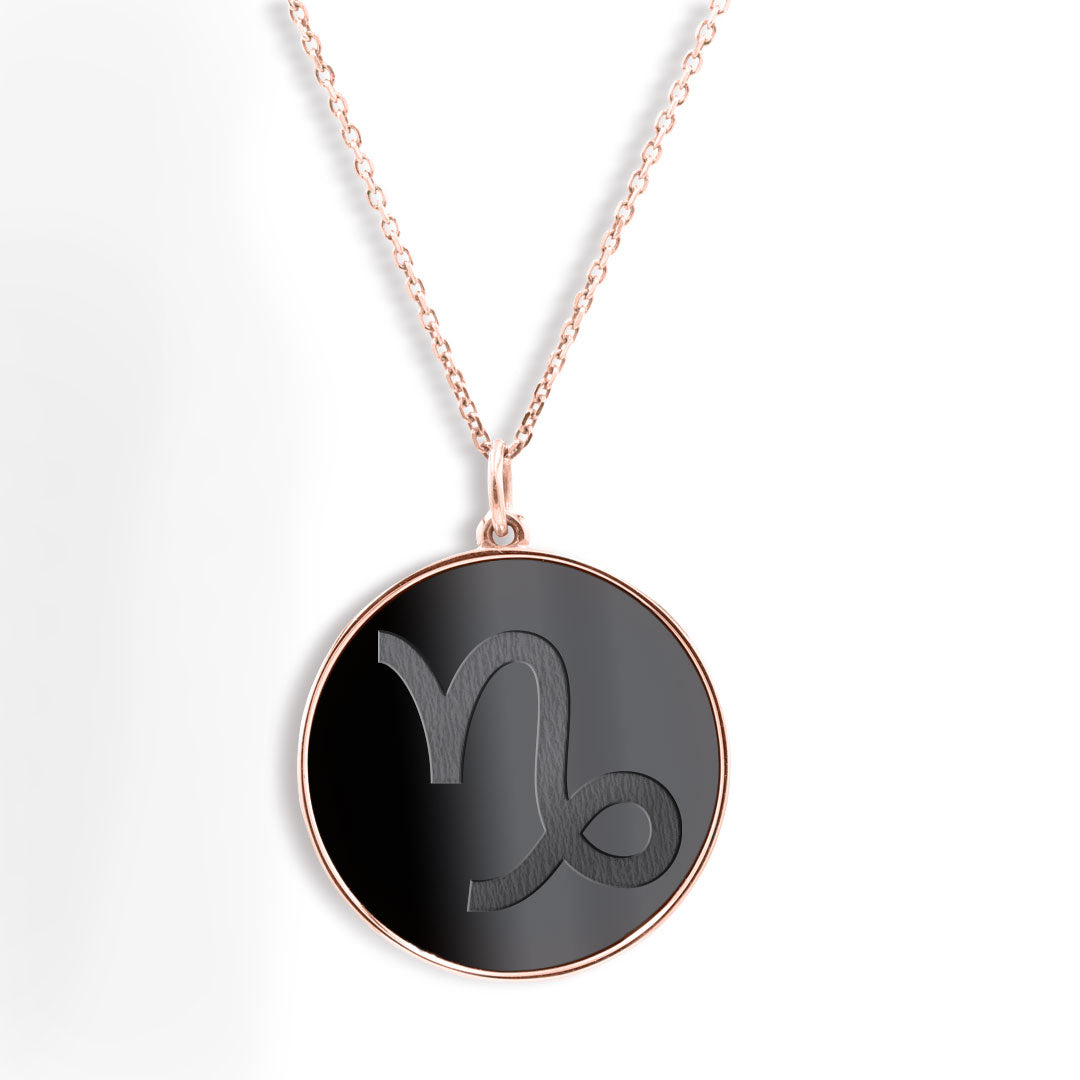 Elysium Black Diamond® Zodiac Sign Necklace - Capricorn