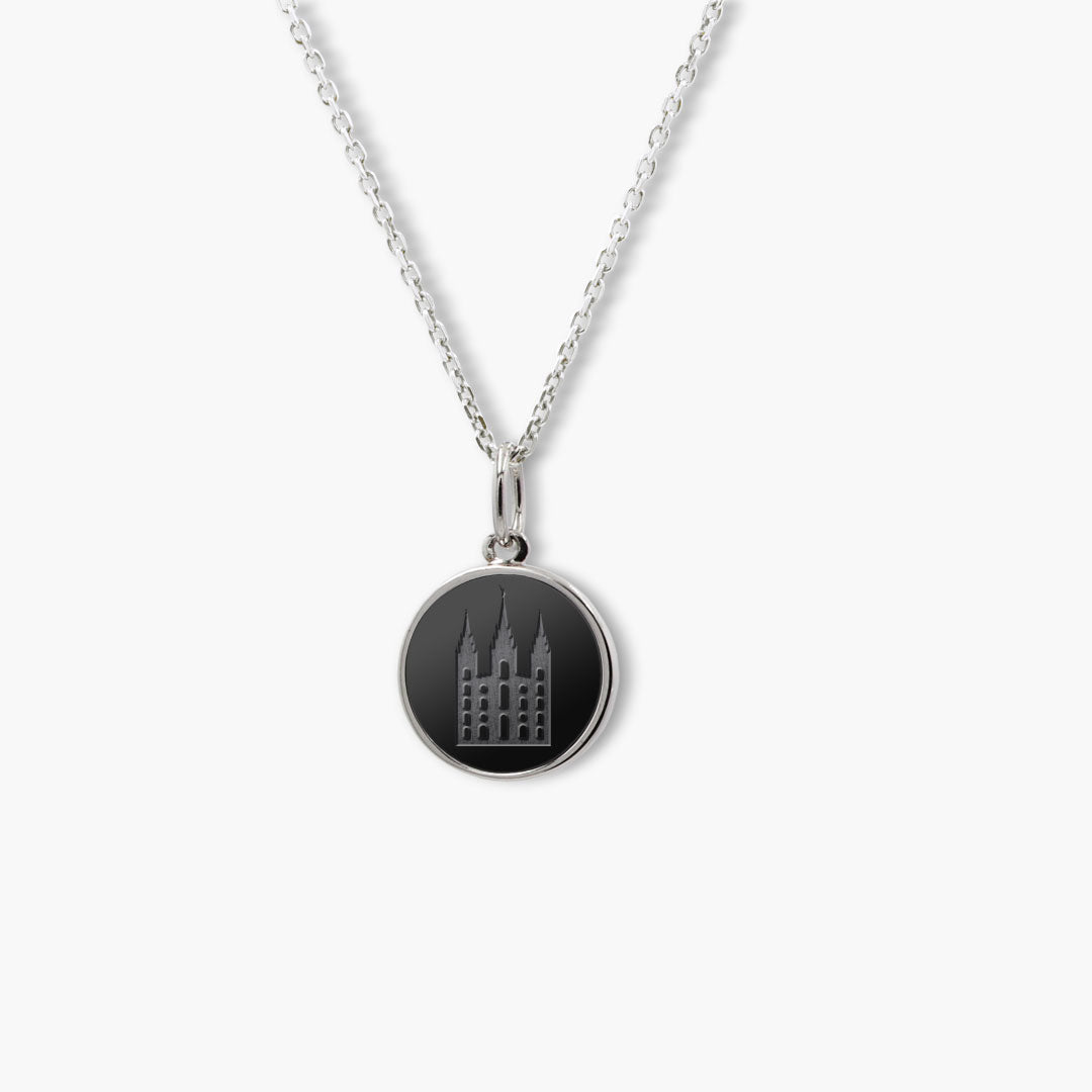 Elysium Black Diamond® Faith Pendant - Salt Lake Temple