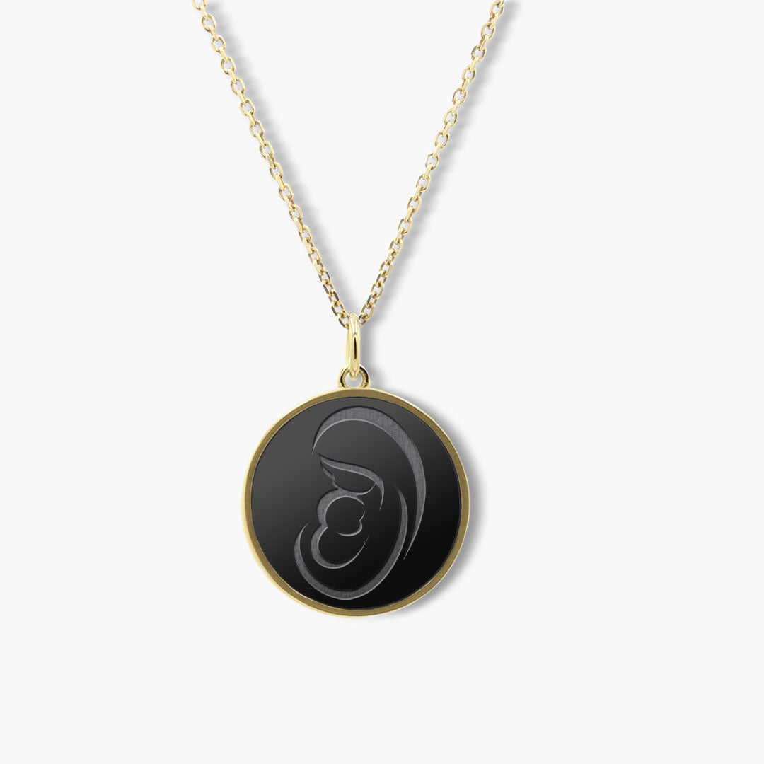 Elysium Black Diamond® Mom Necklace - Mother and Baby
