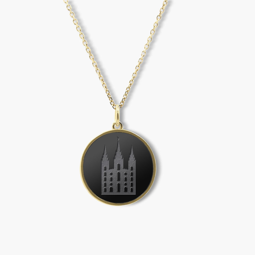Elysium Black Diamond® Faith Pendant - Salt Lake Temple