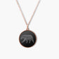 Elysium Black Diamond Momma Necklace - Momma Bear Engraving