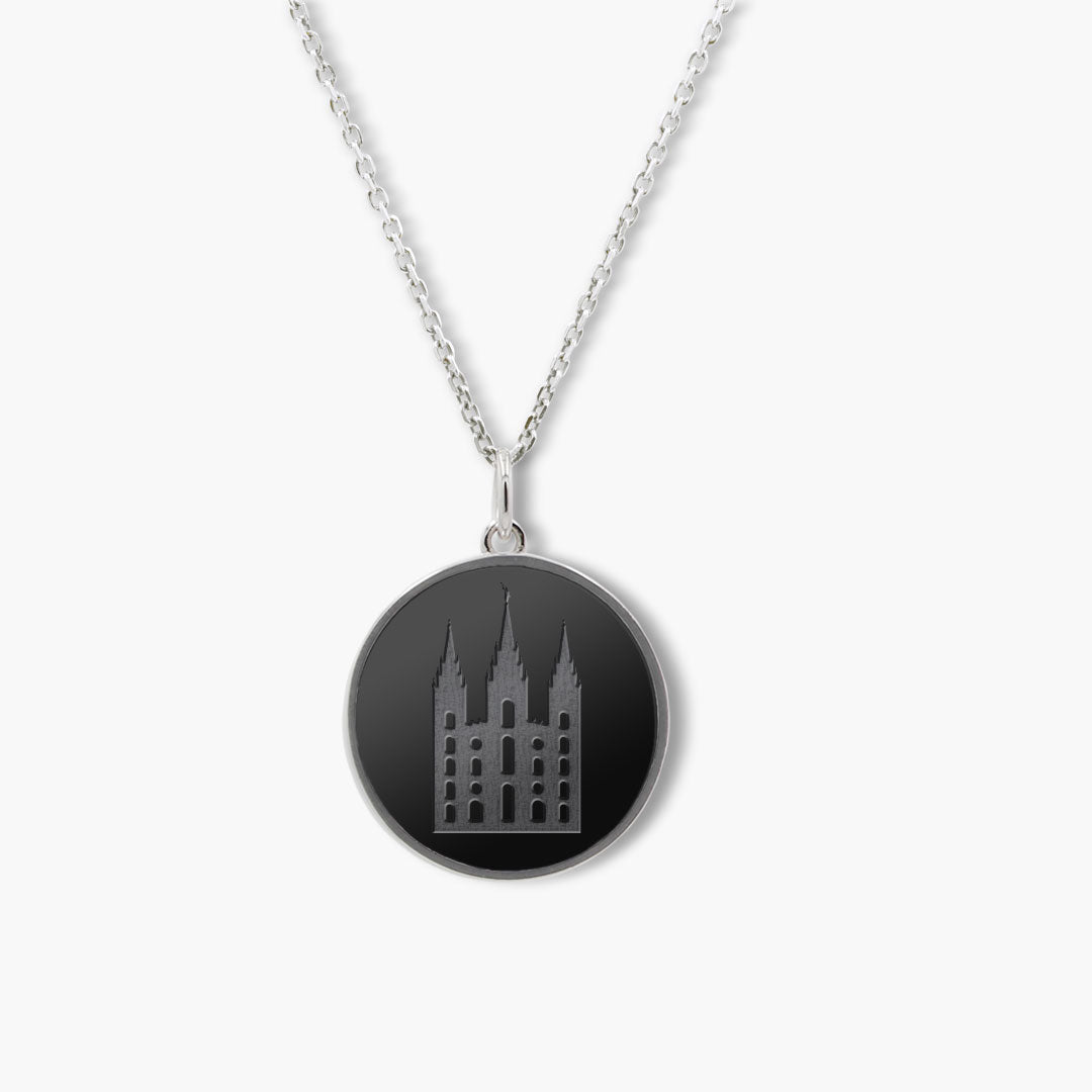 Elysium Black Diamond® Faith Pendant - Salt Lake Temple