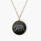 Elysium Black Diamond Momma Necklace - Momma Bear Engraving
