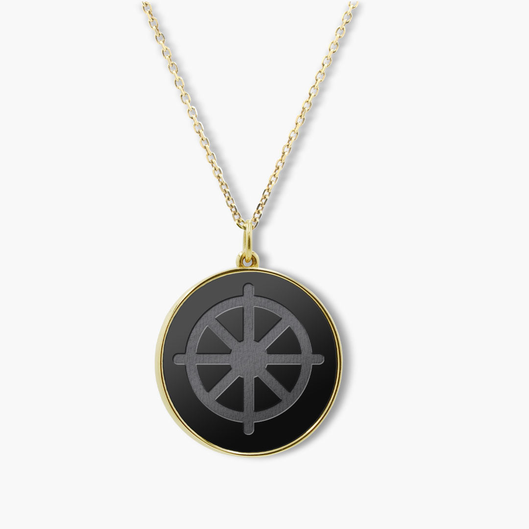 Elysium Black Diamond® Faith Pendant - Wheel of Dharma