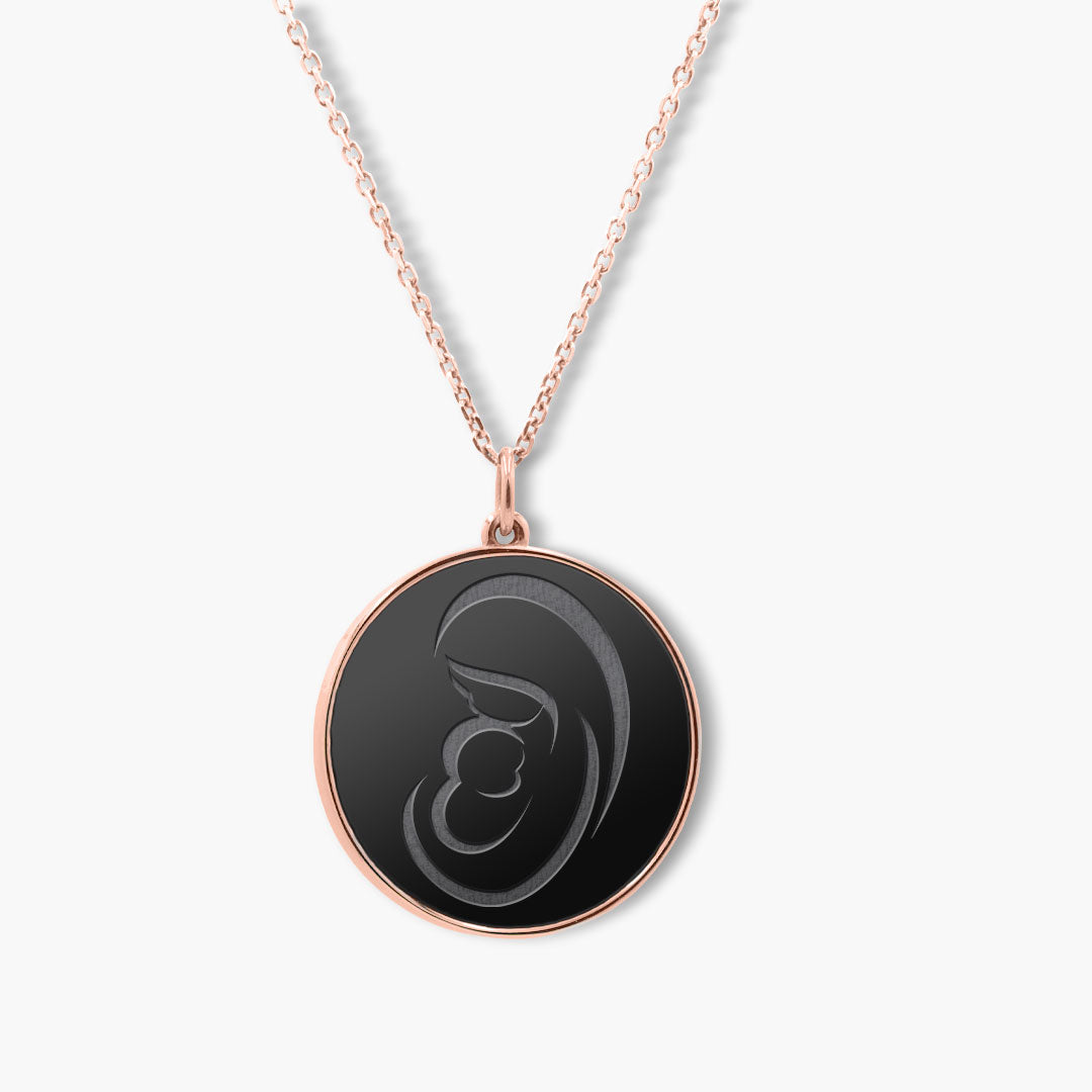 Elysium Black Diamond® Mom Necklace - Mother and Baby