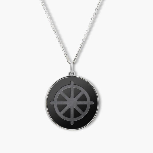 Elysium Black Diamond® Faith Pendant - Wheel of Dharma