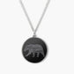 Elysium Black Diamond Momma Necklace - Momma Bear Engraving