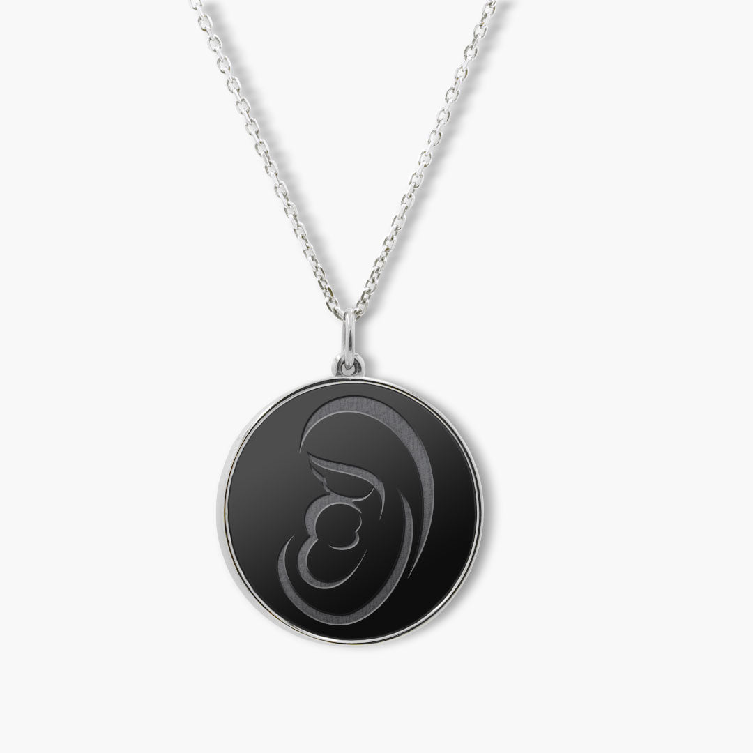 Elysium Black Diamond® Mom Necklace - Mother and Baby