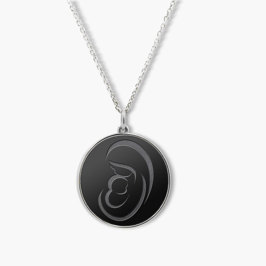 Elysium Black Diamond® Mom Necklace - Mother and Baby