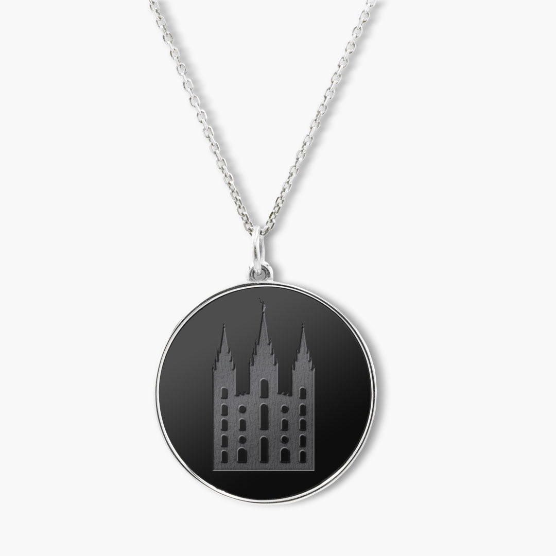 Elysium Black Diamond® Faith Pendant - Salt Lake Temple