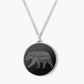 Elysium Black Diamond Momma Necklace - Momma Bear Engraving