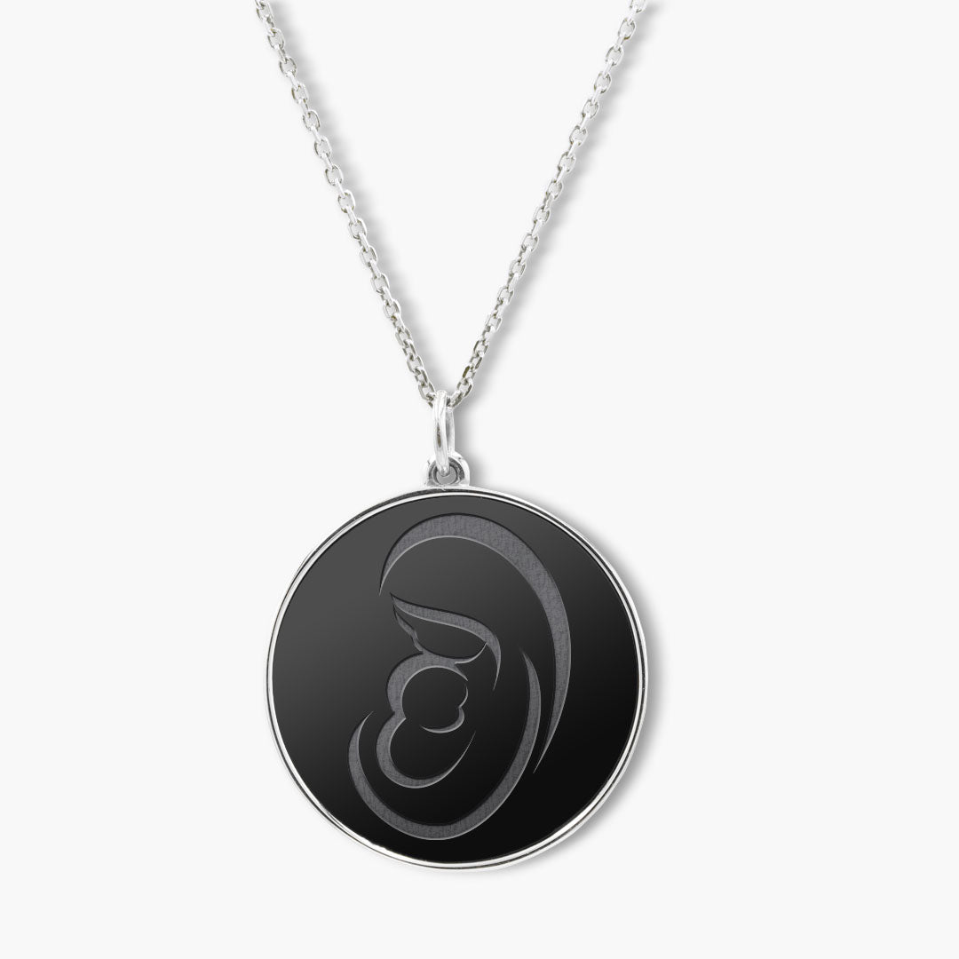 Elysium Black Diamond® Mom Necklace - Mother and Baby