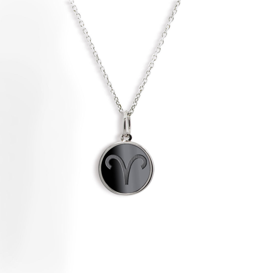 Elysium Black Diamond® Zodiac Sign Necklace - Aries