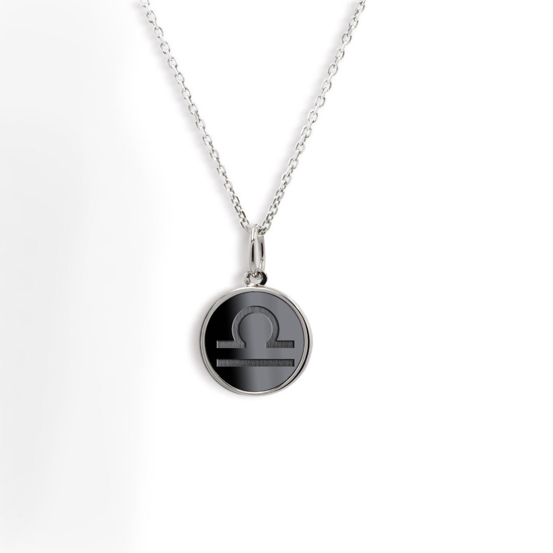 Elysium Black Diamond® Zodiac Sign Necklace - Libra