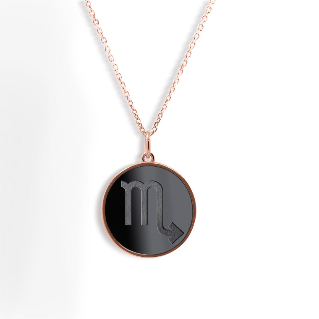 Elysium Black Diamond® Zodiac Sign Necklace - Scorpio