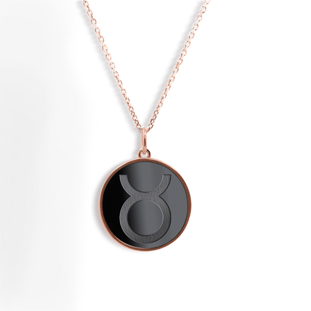 Elysium Black Diamond® Zodiac Sign Necklace - Taurus