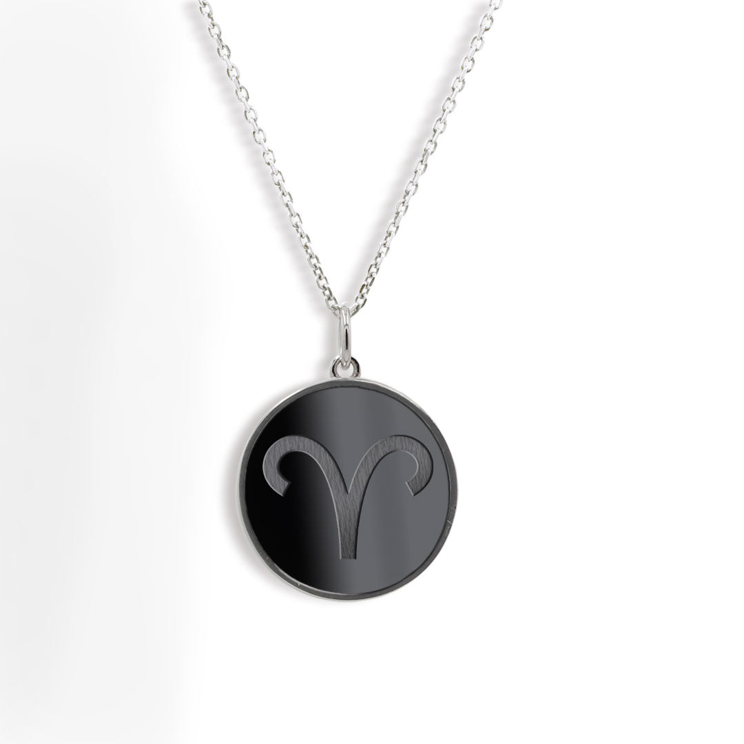 Elysium Black Diamond® Zodiac Sign Necklace - Aries