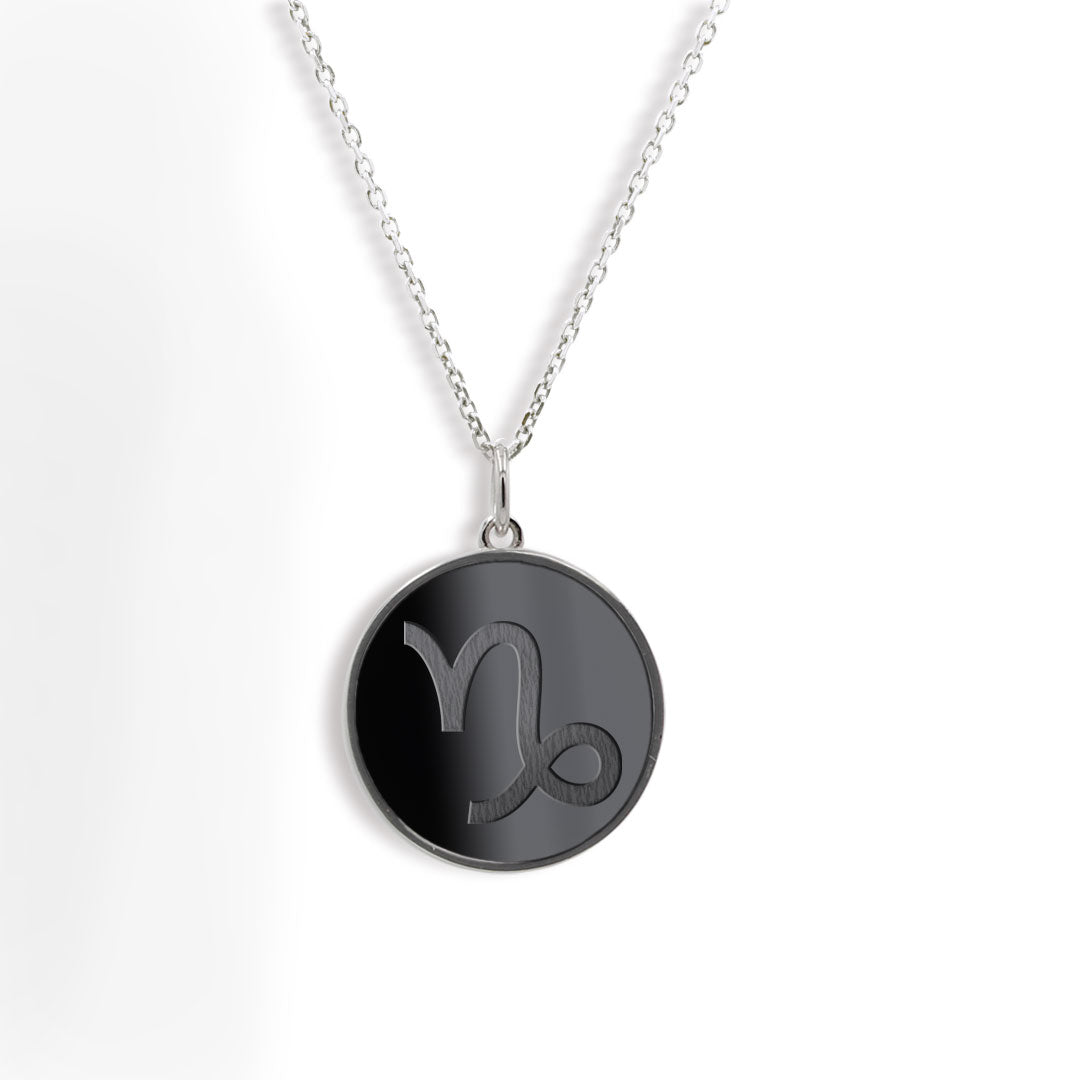 Elysium Black Diamond® Zodiac Sign Necklace - Capricorn