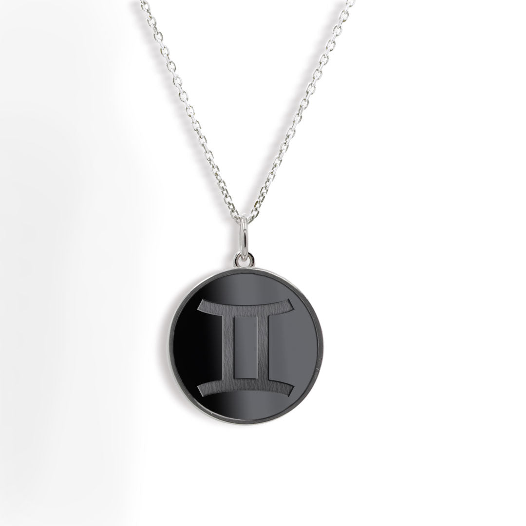 Elysium Black Diamond® Zodiac Sign Necklace - Gemini