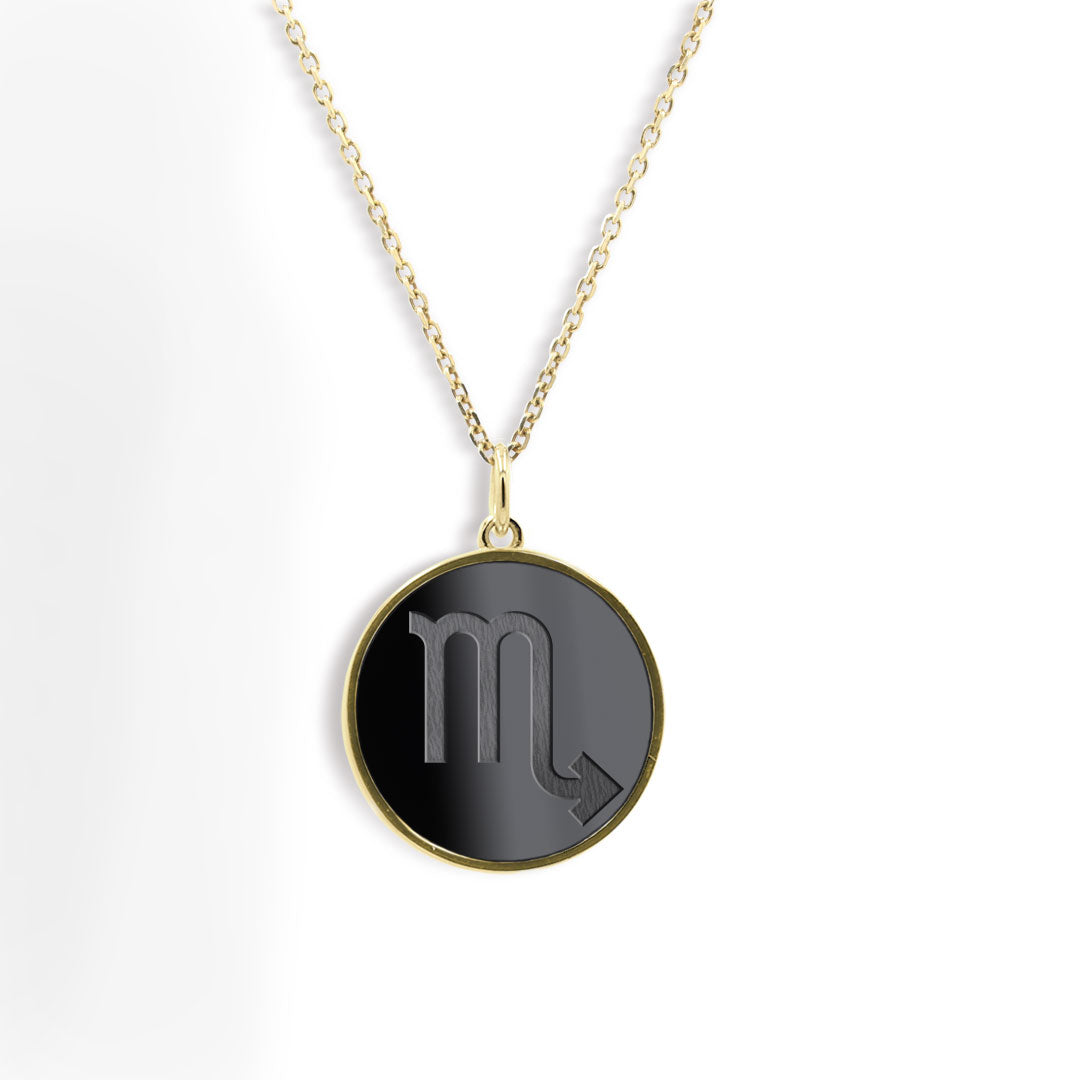 Elysium Black Diamond® Zodiac Sign Necklace - Scorpio