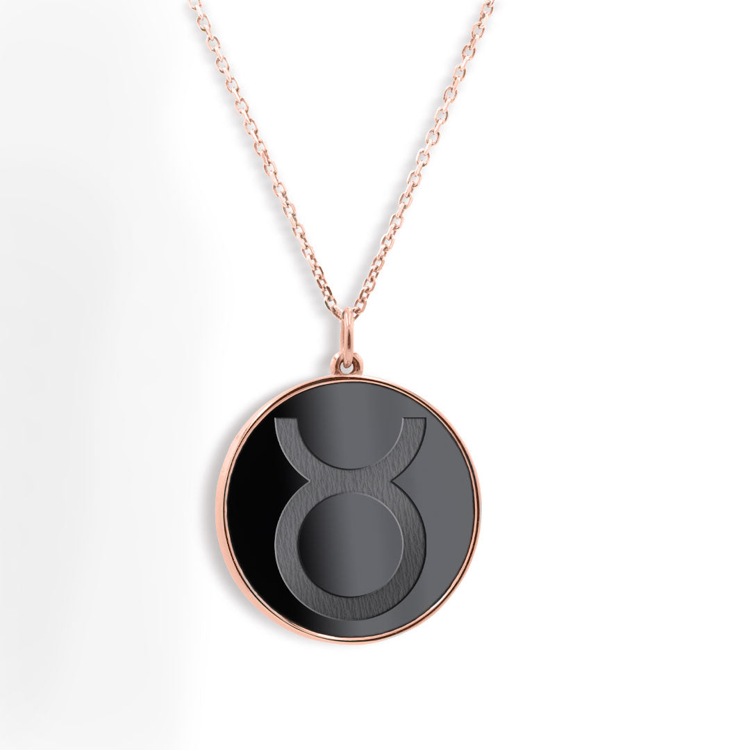 Elysium Black Diamond® Zodiac Sign Necklace - Taurus