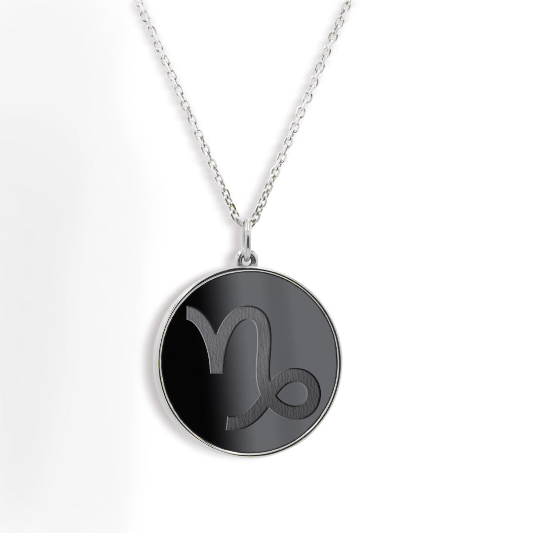 Elysium Black Diamond® Zodiac Sign Necklace - Capricorn