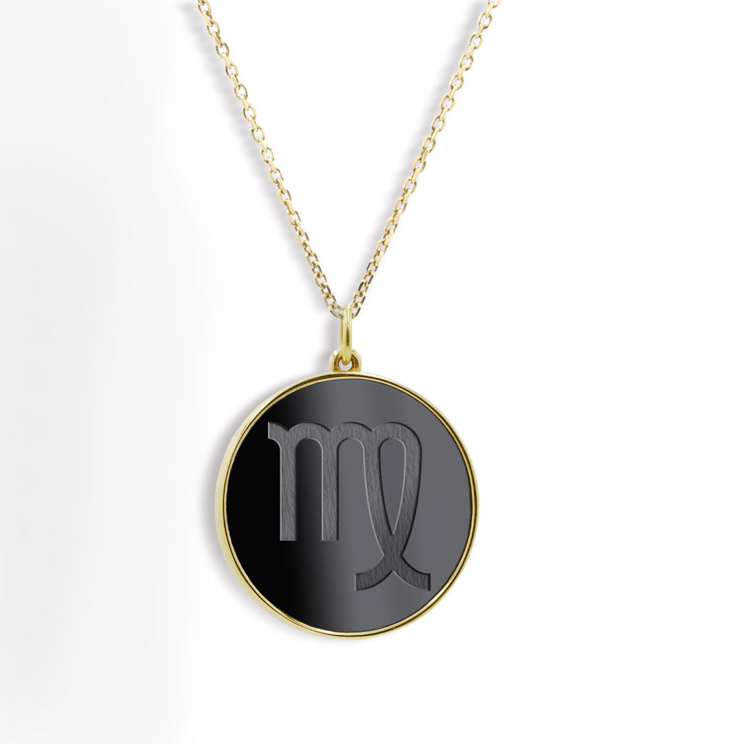 Elysium Black Diamond® Zodiac Sign Necklace - Virgo
