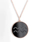 Elysium Black Diamond® Zodiac Sign Necklace - Aquarius