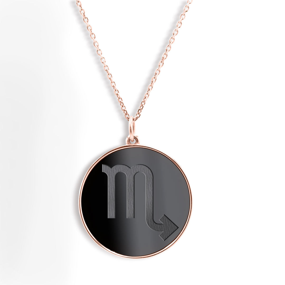 Elysium Black Diamond® Zodiac Sign Necklace - Scorpio