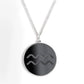 Elysium Black Diamond® Zodiac Sign Necklace - Aquarius
