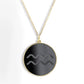 Elysium Black Diamond® Zodiac Sign Necklace - Aquarius
