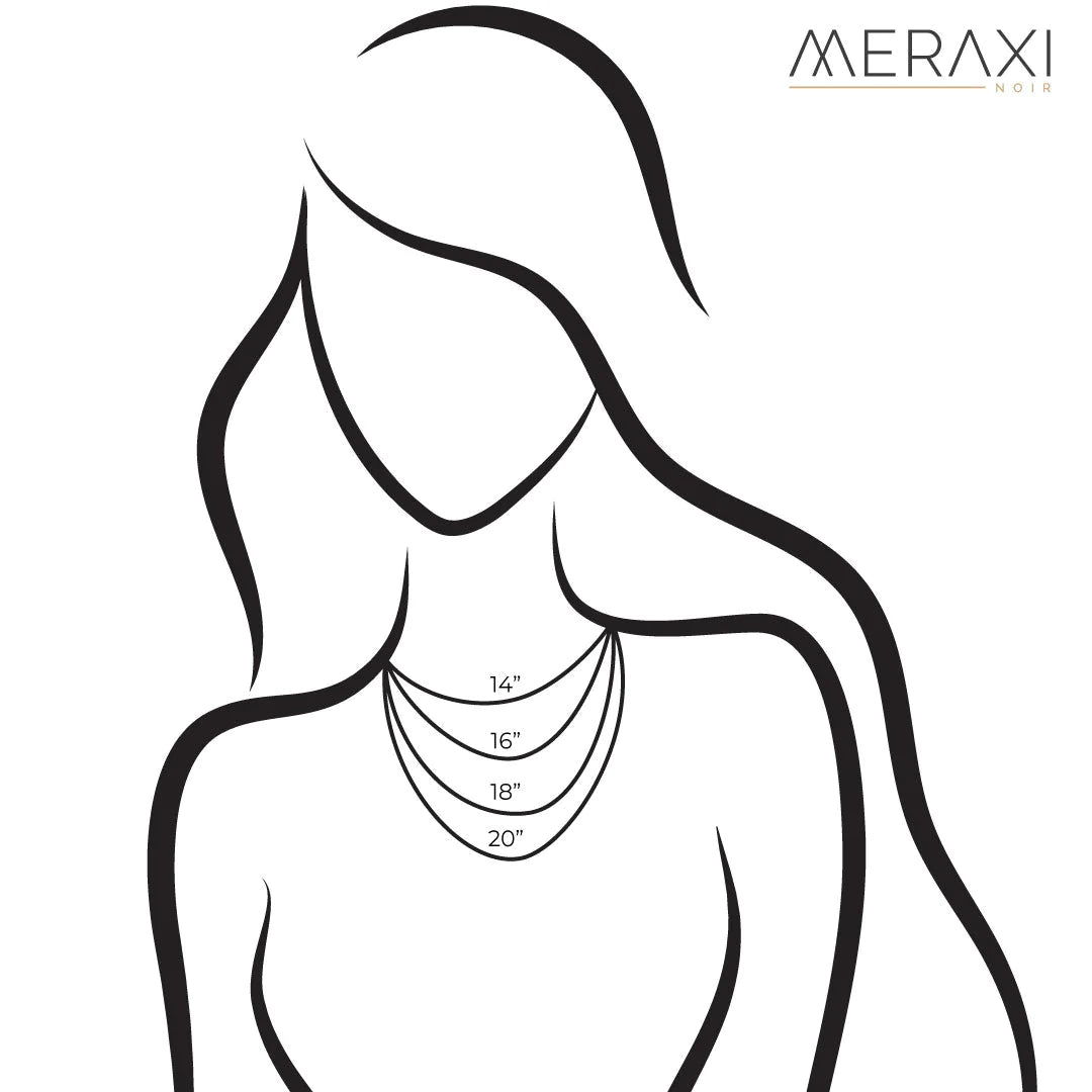 Meraxi Noir | Elysium Black Diamond  Zodiac Sign Necklace - Leo