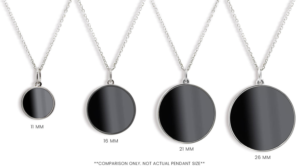 Elysium Black Diamond® Personalized Pendant - 16mm
