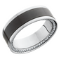 Elysium Zeus - Platinum Band - Elysium Inlay - White Diamond Insets