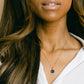 Meraxi Noir | Elysium Black Diamond  Zodiac Sign Necklace - Aries