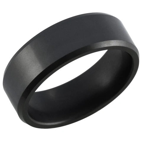 Elysium ARES - Solid Black Diamond Ring