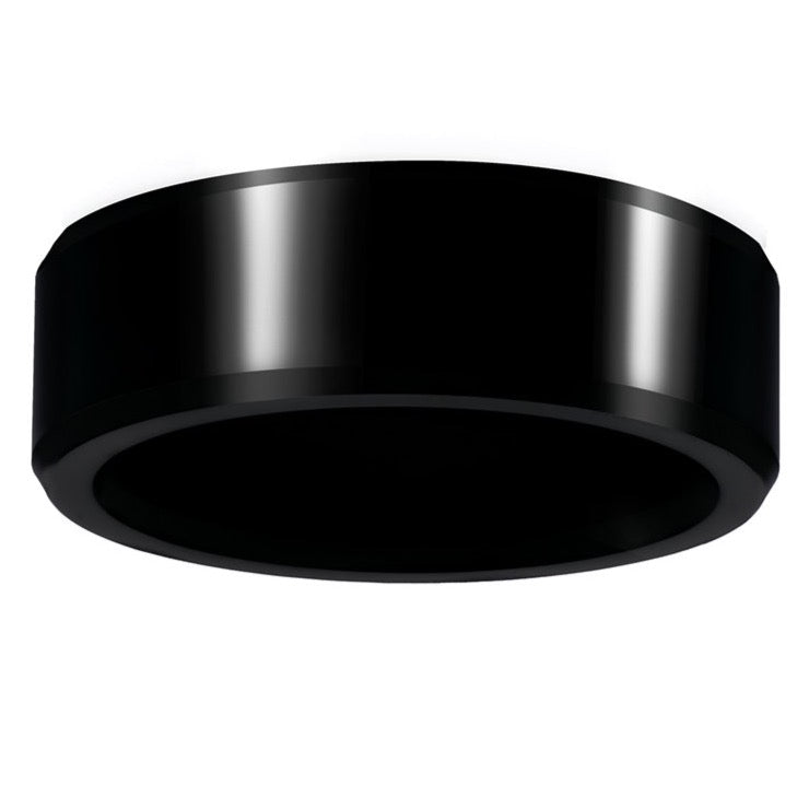 Elysium ARES - Solid Black Diamond Ring
